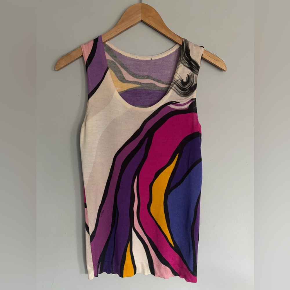 Escada Multicolor Knit Fabric